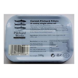 The Pilchard Works Cornish Pilchard Fillets with Extra Virgin Olive Oil 100g